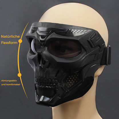 Avelena | Radfahren Harley Goggles Totenkopfmaske