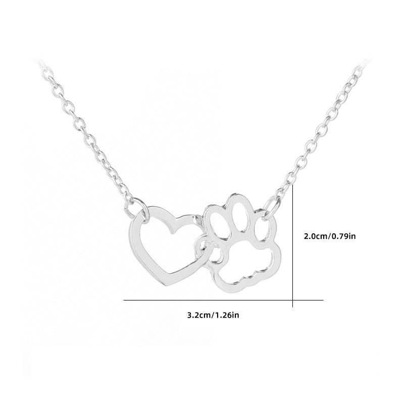 Avelena | Paw Heart Anhänger Necklace