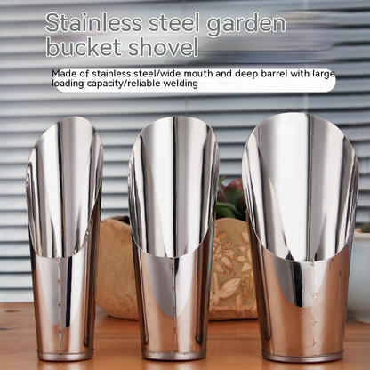 Avelena | Edelstahl Schaufel für Blumenerde – Robuste Pflanzschaufel für Garten und Balkon
