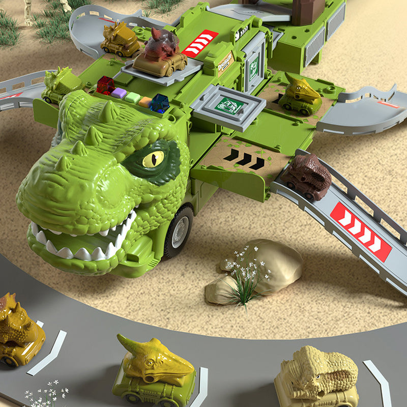 Avelena | Dinosaurier Transforming Truck Spielzeug Set Mit Lichtern Und Musik