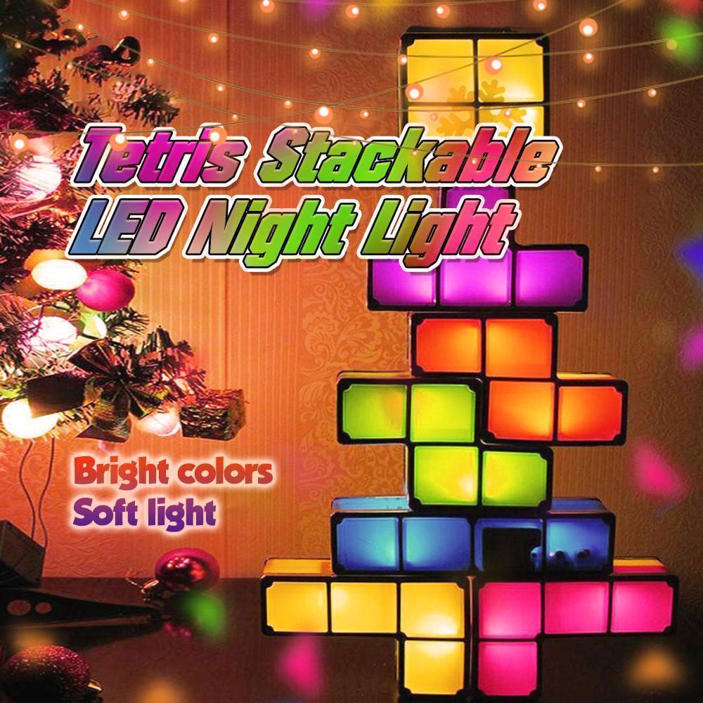 Avelena | Tetris Stapelbare LED Nachtlicht