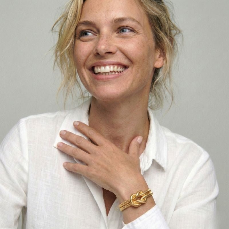 Damen Armband mit Knoten-Design und Geflochtener Struktur | Shop Nory