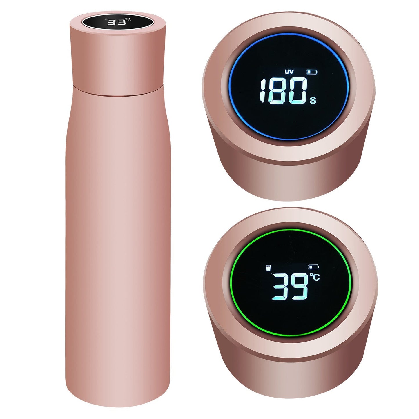 Avelena | Aquyn UV Licht Wasserflasche – Smarte Wasserflasche mit UV-Stilisierung für sauberes Trinkwasser
