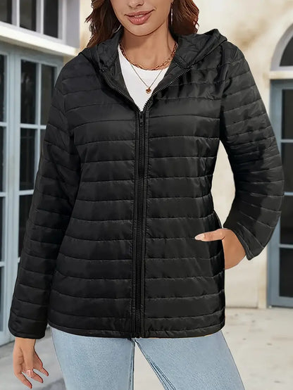 Avelena | Damen Bomberjacke Kapuze