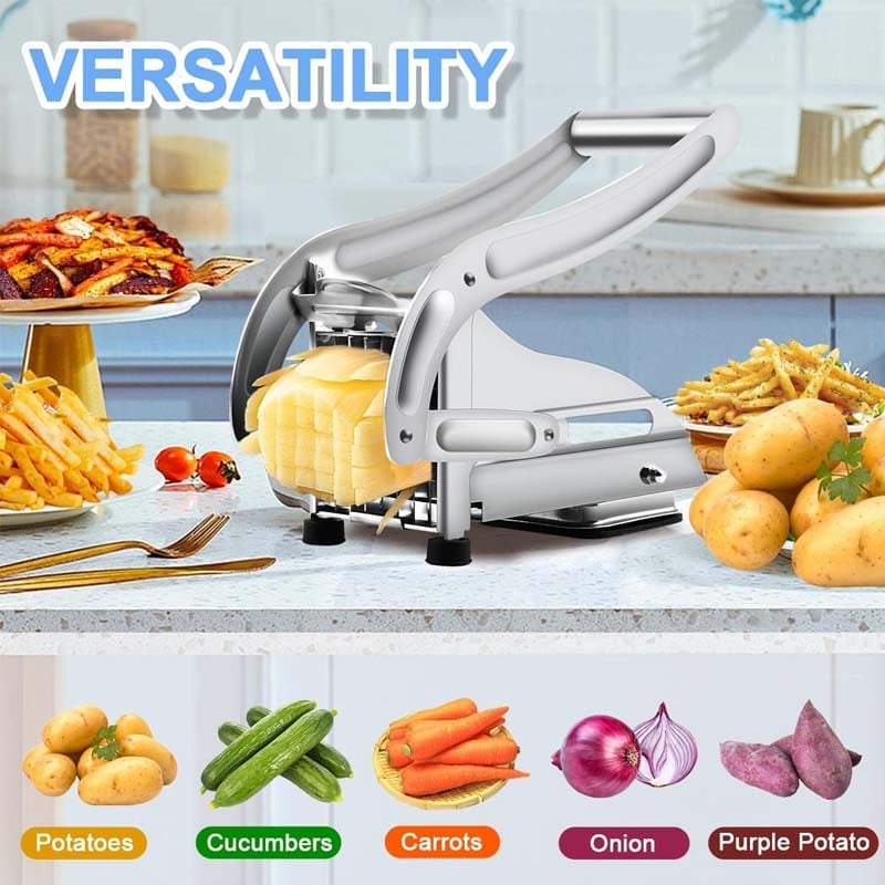 Avelena | Edelstahl Pommes Fritteuse Cutter