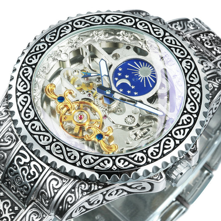 Avelena | Vintage Moon Automatikk Tourbillon Uhr