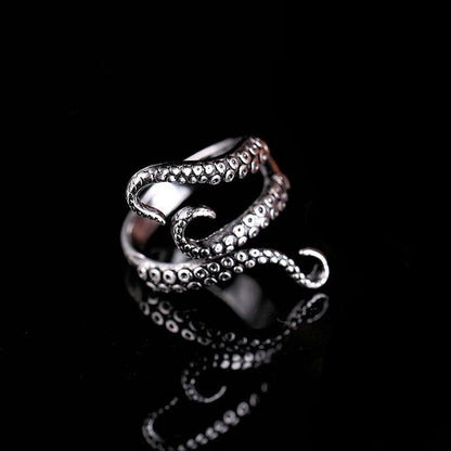 Avelena | Damen Ring im Vintage-Chic | Katzen Knuckelring im Tiermotiv | Modischer Unisex Schmuck aus Zinklegierung | Party & Alltag