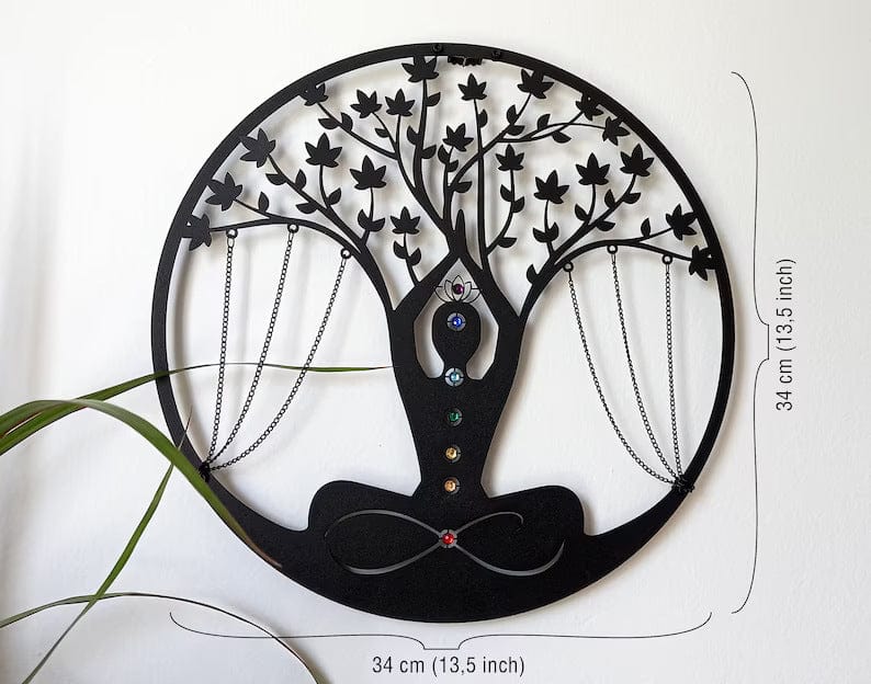 Avelena | Dekor Yoga Meditation Wandbehang Handwerk