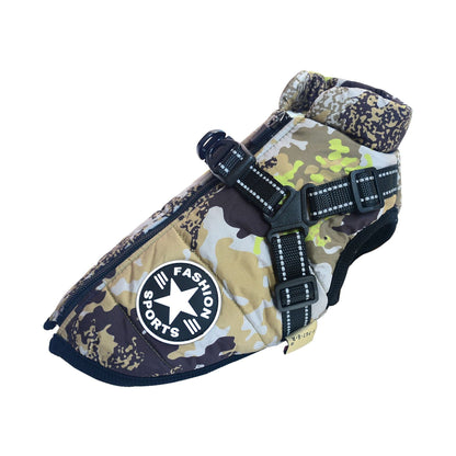 Avelena | BlizzardKnacker  Wasserdichte Winterjacke mit integriertem Klettergurt