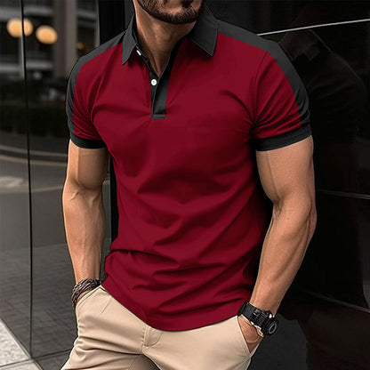 Avelena | Kurzarm Geschäftshemd Sommerliches Casual Poloshirt