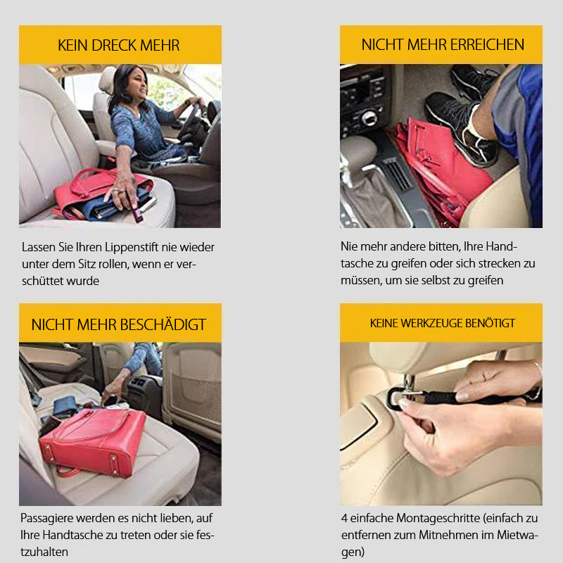 Avelena | Autositz Aufbewahrungsnetz Haken Organizer