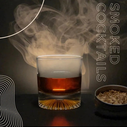 Avelena | Cocktail Smoker mit 8 Geschmäckern - Bourbon Whiskey Geschenke für Männer
