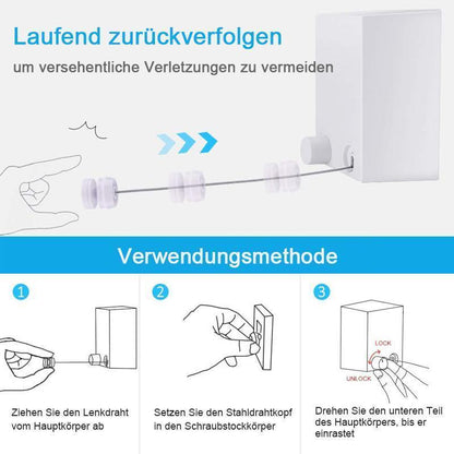 Avelena | Einziehbare Wäscheleine