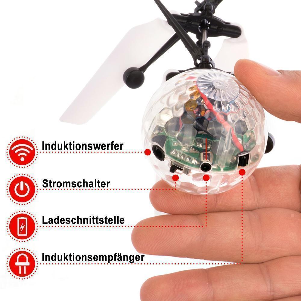 Avelena | Fliegender Ball mit LED-Beleuchtung