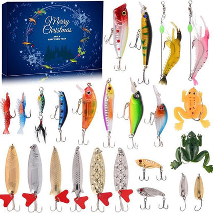Avelena | Vorverkauf>>24 Tage Weihnachts Countdown Fisch Angelset