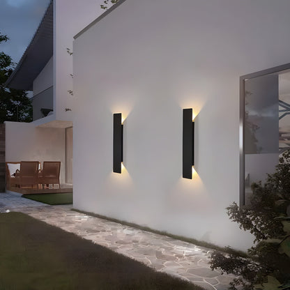 Avelena | Licht - Moderne wetterfeste LED-Wandleuchte aus Aluminium für den Außenbereich