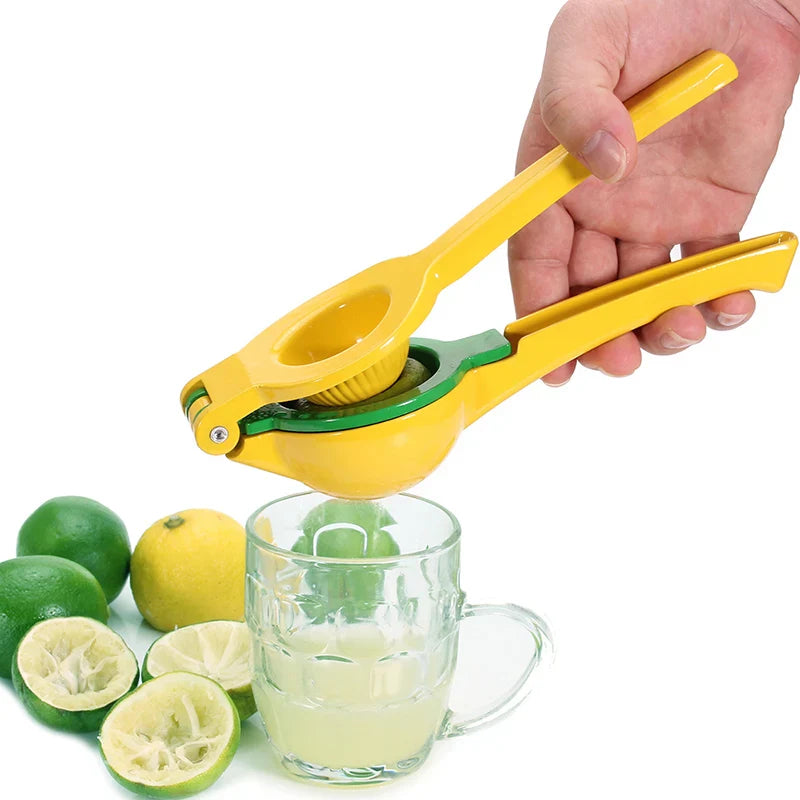 Avelena | 2-in-1 Aluminiums Zitronen Limettenpresse und Handmanuelle Zitruspresse
