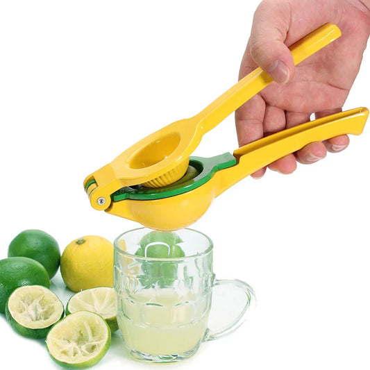 Avelena | 2-in-1 Aluminiums Zitronen Limettenpresse und Handmanuelle Zitruspresse