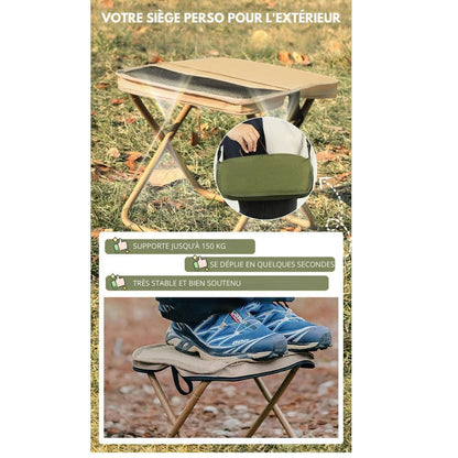 Avelena | 2-in-1 Stuhltasche – Ultraleichter faltbarer Rucksack mit eingebautem Sitz