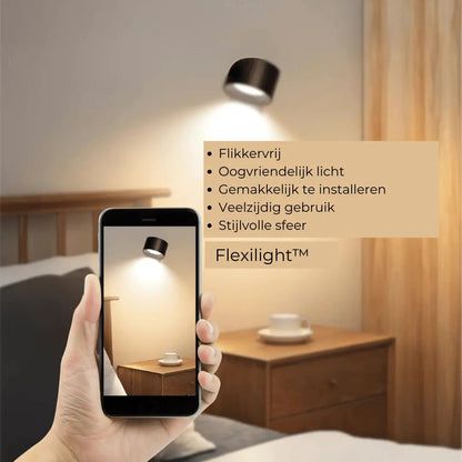 Avelena | Wandlampe Wiederaufladbar Kabellos 360°