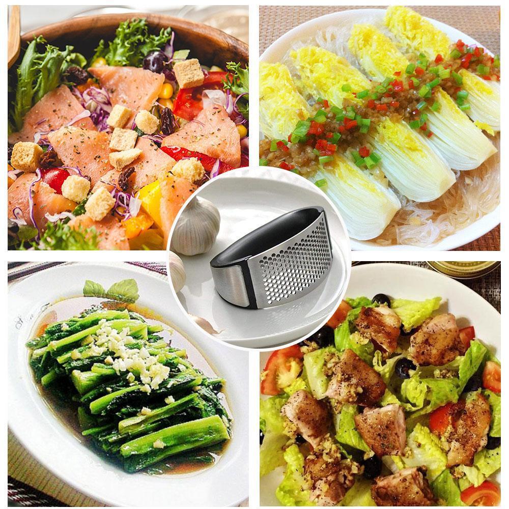 Avelena | Premium Edelstahl Knoblauchpresse