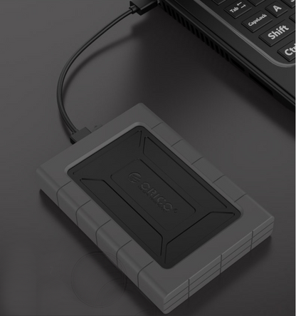 Avelena | Werkzeugfreies 2,5" USB 3.0 externes Festplattengehäuse, Festplattengehäuse mit 5 Gbps Hochgeschwindigkeit, für SSD HDD & unterstützt UASP SATA III
