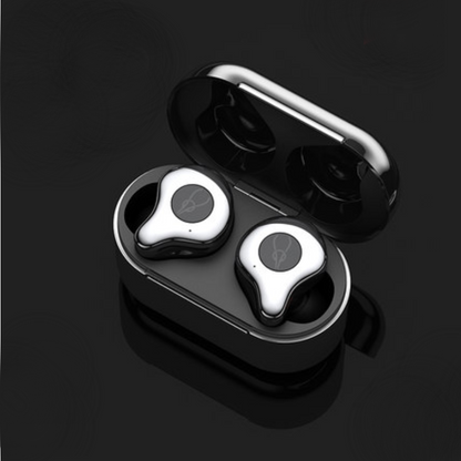 Avelena | Bluetooth5.0 TWS True Wireless Mini In-Ear Kopfhörer mit ultra langer Standby-Zeit, bilateraler Stereo, aktiver Geräuschunterdrückung, IPX5 wasserdicht, niedrige Latenz, zum Lernen, Sport, Musik hören, Anrufe tätigen