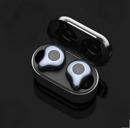 Avelena | Bluetooth5.0 TWS True Wireless Mini In-Ear Kopfhörer mit ultra langer Standby-Zeit, bilateraler Stereo, aktiver Geräuschunterdrückung, IPX5 wasserdicht, niedrige Latenz, zum Lernen, Sport, Musik hören, Anrufe tätigen