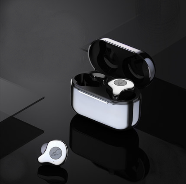 Avelena | Bluetooth5.0 TWS True Wireless Mini In-Ear Kopfhörer mit ultra langer Standby-Zeit, bilateraler Stereo, aktiver Geräuschunterdrückung, IPX5 wasserdicht, niedrige Latenz, zum Lernen, Sport, Musik hören, Anrufe tätigen