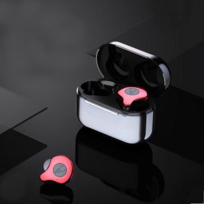 Avelena | Bluetooth5.0 TWS True Wireless Mini In-Ear Kopfhörer mit ultra langer Standby-Zeit, bilateraler Stereo, aktiver Geräuschunterdrückung, IPX5 wasserdicht, niedrige Latenz, zum Lernen, Sport, Musik hören, Anrufe tätigen