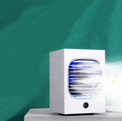 Avelena | Wiederaufladbarer Kopf-schüttel Ventilator, mit 120° Kopf-schütteln, UV Lampe, schnelle Kühlung, digitales Display, 3 Modi, niedriger Geräuschpegel und starker Wind, für Zuhause, Büro, Party und mehr