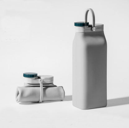 Avelena | Tragbare Silikon-Wasserflasche, mit hitzebeständigem Design, leicht zu reinigen, faltbar, große Kapazität und lebensmittelechtem Silikon, für Reisen, Sport, Camping und mehr