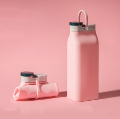 Avelena | Tragbare Silikon-Wasserflasche, mit hitzebeständigem Design, leicht zu reinigen, faltbar, große Kapazität und lebensmittelechtem Silikon, für Reisen, Sport, Camping und mehr