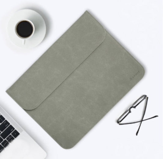 Avelena | Tragbare ultra-dünne Laptop-Hülle, mit schlankem Design, zartem Flausch und unsichtbarem Magnetverschluss