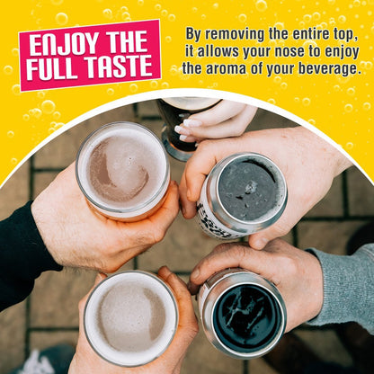 Avelena | Dosenöffner | Deckellos | Tragbar & Sicher für Getränkedosen