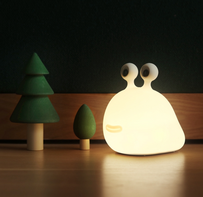 Avelena | Wiederaufladbare Schnecken-Nachtlicht für das Schlafzimmer mit Touch-Steuerung, automatischer Abschaltung, niedrigem Energieverbrauch und einstellbarer Helligkeit, für Büro, Schlafzimmer, Badezimmer und mehr