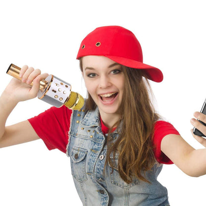 Avelena | Wiederaufladbares drahtloses Bluetooth Karaoke Mikrofon