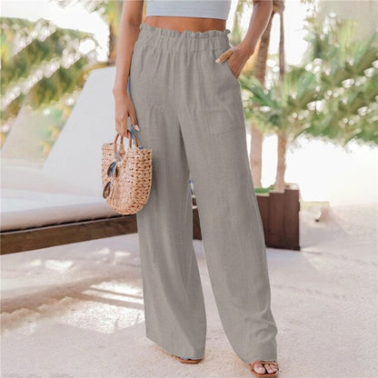 Avelena | Klassische Hose mit Weitem Bein