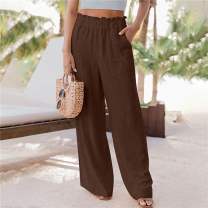 Avelena | Klassische Hose mit Weitem Bein