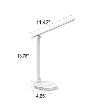 Avelena | Moderne doppelte faltbare Augenpflege kabellose wiederaufladbare LED Schreibtischlampe
