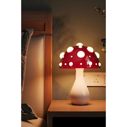 Avelena | Lampe - Dekorative Pilz-Tischlampe