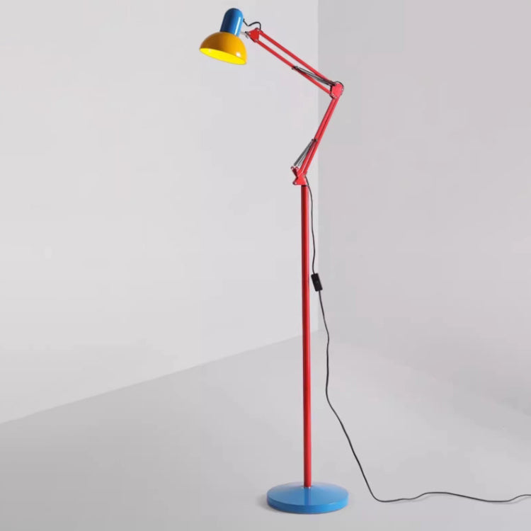 Avelena | Moderne Einfachheit Eisen Halbrund 1-Lampe Stehlampe für Schlafzimmer