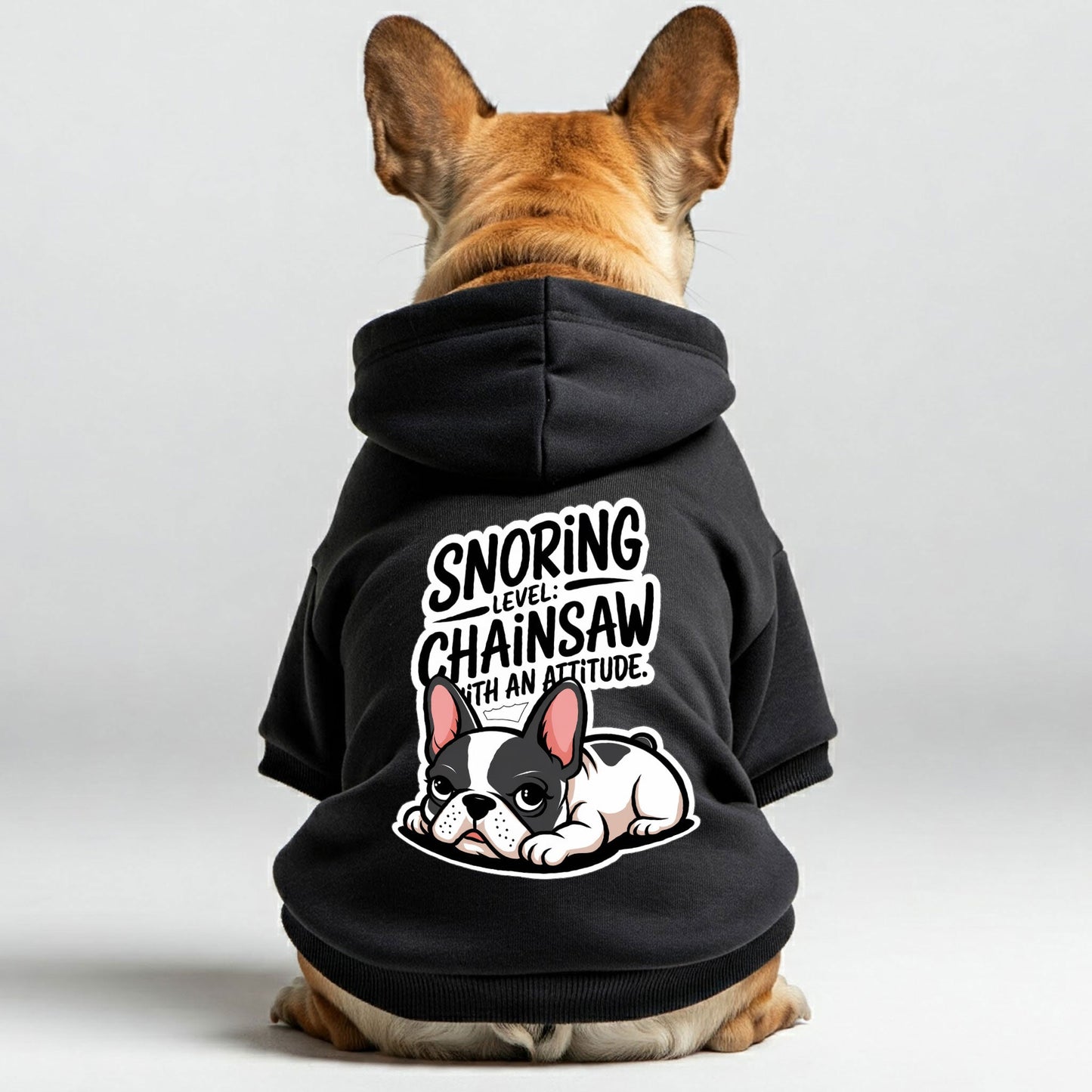 Avelena | Schnarchen - Personalisierte Französische Bulldoggen-Hoodies Mit Lustigen Sprüchen – Stylisch, Gemütlich Und Aus Hochwertiger 100% Baumwolle