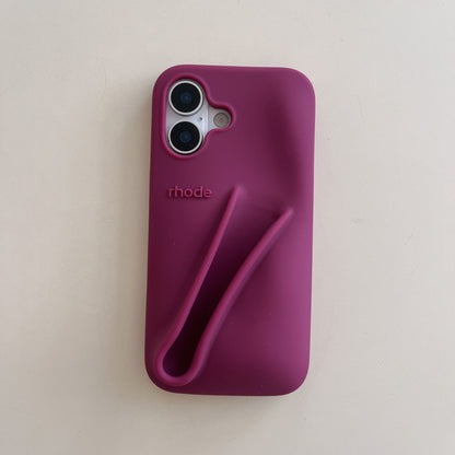 Avelena |  3D Silikon Lippenstift Handyhülle für iPhone
