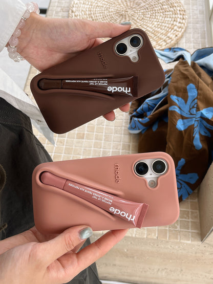 Avelena |  3D Silikon Lippenstift Handyhülle für iPhone