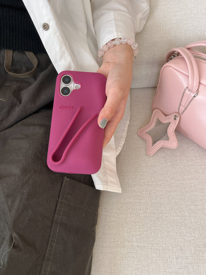 Avelena |  3D Silikon Lippenstift Handyhülle für iPhone
