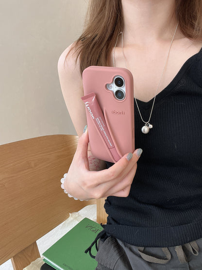 Avelena |  3D Silikon Lippenstift Handyhülle für iPhone