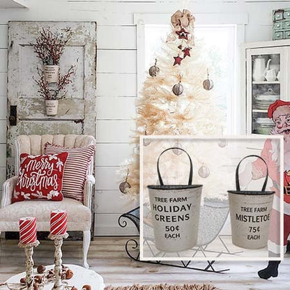 Avelena | Tree Farm Bucket Wandtopf, Set mit 2