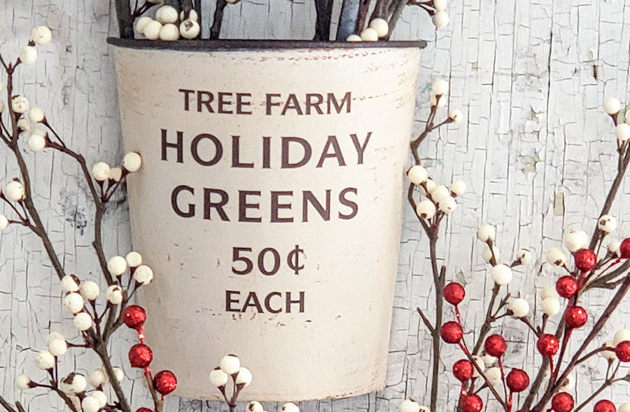Avelena | Tree Farm Bucket Wandtopf, Set mit 2