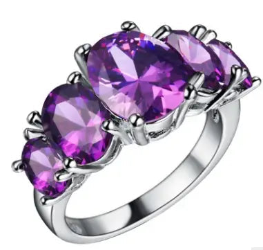 Avelena | Rose Crystal Cz Ring - Farbenfrohe Mode